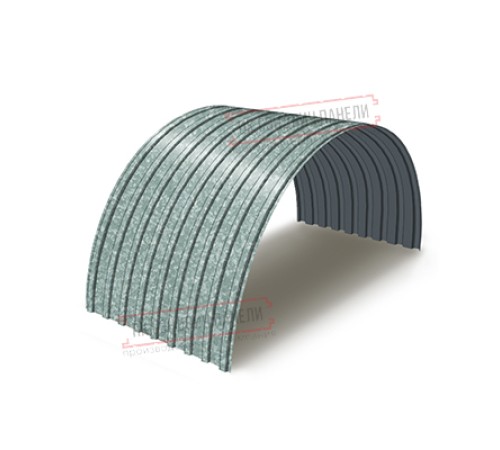 Профнастил оцинкованный С17ПГ-1100-0.7 цена за м2