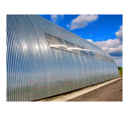 Профнастил оцинкованный С17ПГ-1100-0.7 цена за м2