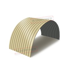 Профнастил СС10ПГ-1150-0.7 Полиэстер RAL1014