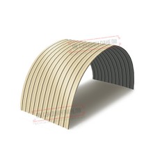 Профнастил СС10ПГ-1150-0.7 Полиэстер RAL1015