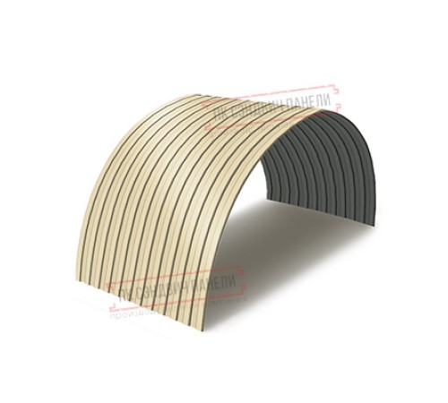 Профнастил СС10ПГ-1150-0.5 Полиэстер RAL1015