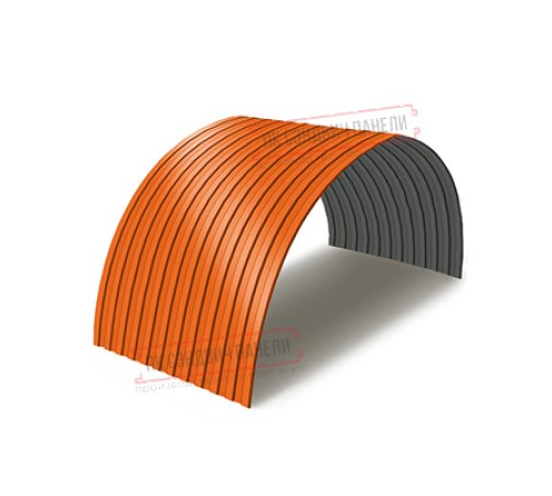 Профнастил СС10ПГ-1150-0.7 Полиэстер RAL2004