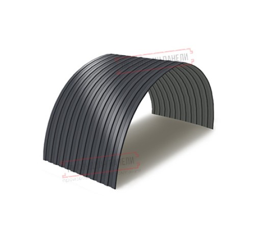 Профнастил СС10ПГ-1150-0.7 Полиэстер RAL7024