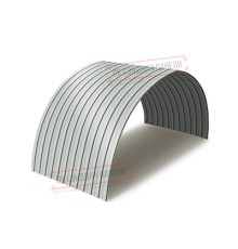 Профнастил СС10ПГ-1150-0.5 Полиэстер RAL7047