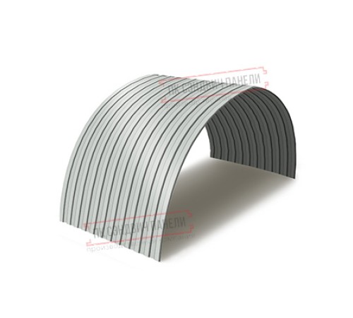Профнастил СС10ПГ-1150-0.5 Полиэстер RAL7047