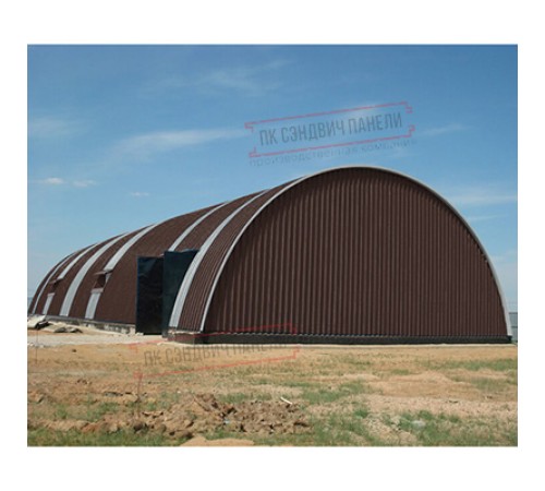 Профнастил СС10ПГ-1150-0.65 Полиэстер RAL8017