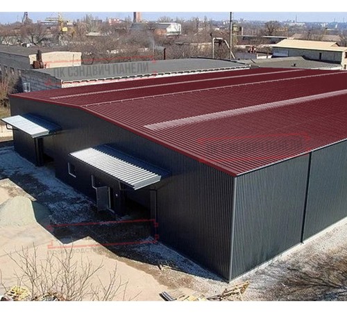 Профлист Н200-840 Полиэстер RAL-3005-0.7