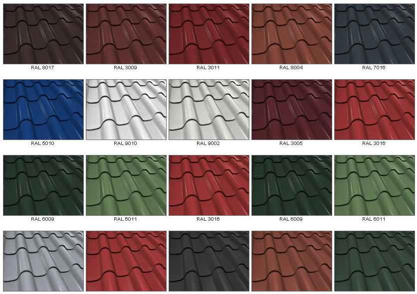 Металлочерепица Макси для объектов