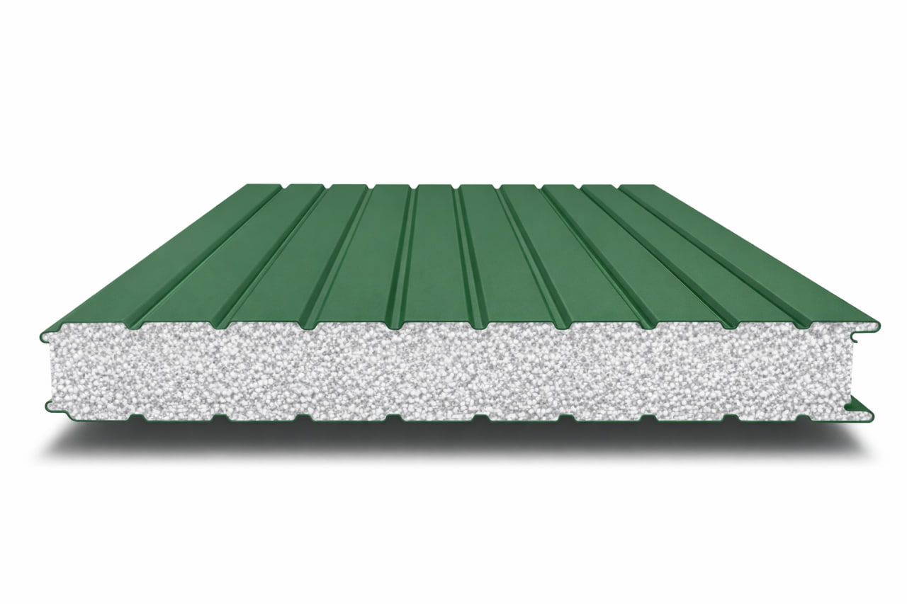 Стеновые сэндвич-панели 180 мм с пенополистиролом