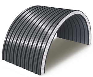 Арочные сэндвич-панели