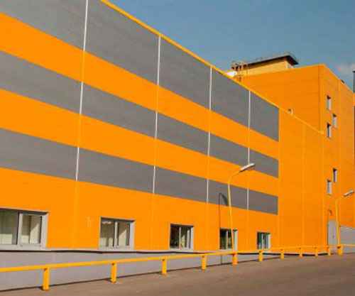 Объект из сэндвич-панелей — пример 1