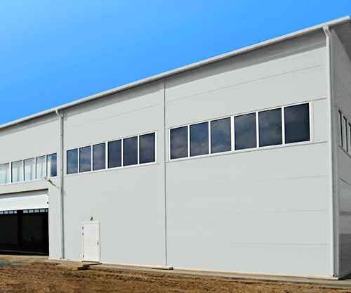 Стеновые сэндвич-панели 160 мм — объект 1