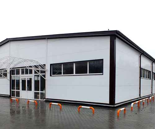 Стеновые сэндвич-панели 160 мм — объект 2