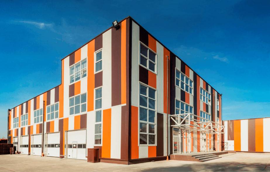 Стеновые сэндвич-панели уценка — объект 2