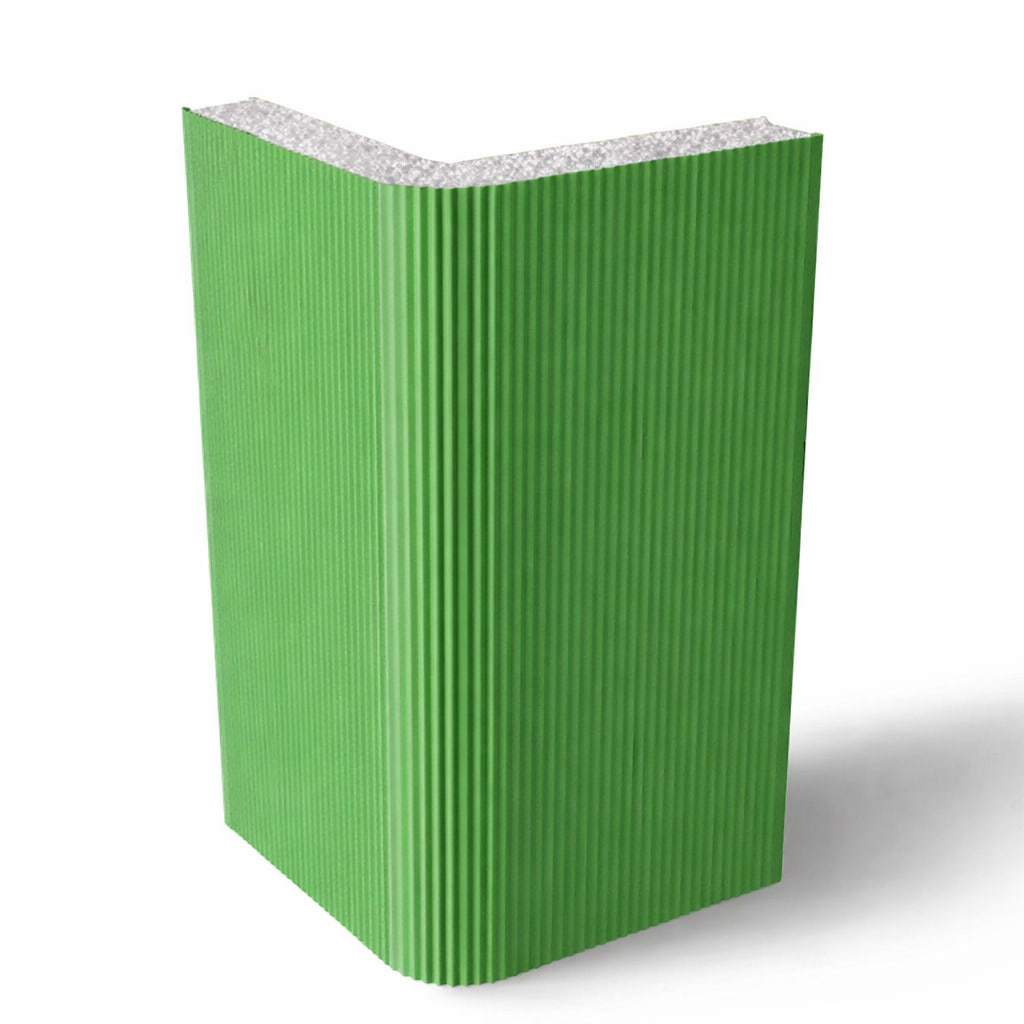 Вертикальная угловая сэндвич-панель ППС — 200 мм, RAL6018