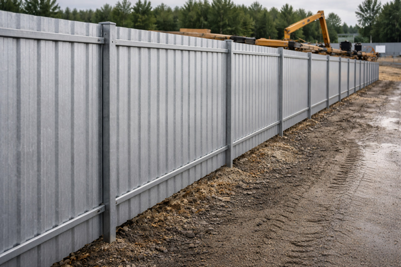 Профнастил МП20 для ограждений и периметра