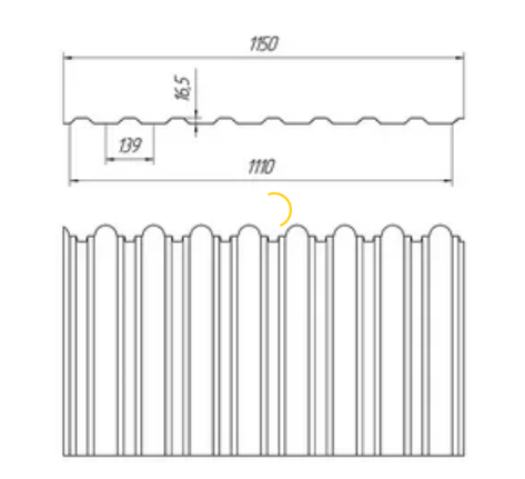 Профнастил С20Б производство и профиль