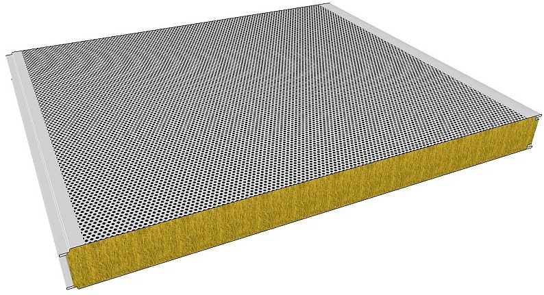 Акустические кровельные сэндвич-панели в Кронштадте и Ленинградской области