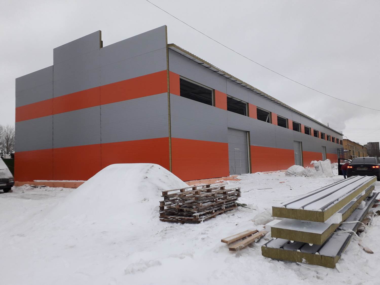 Ограждение из профнастила Н60 — объект 1